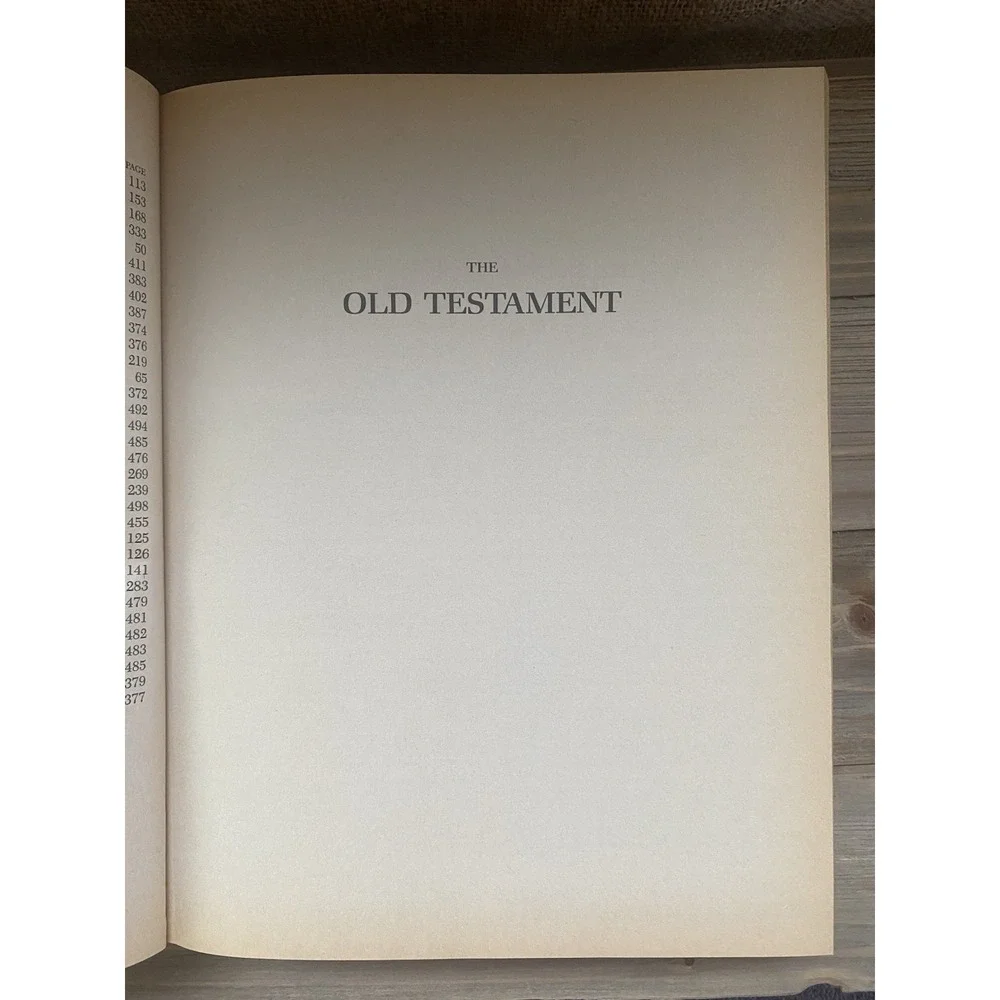 VTG Holy Bible Red Letter Edition, King James Version, Illustrated, 1987